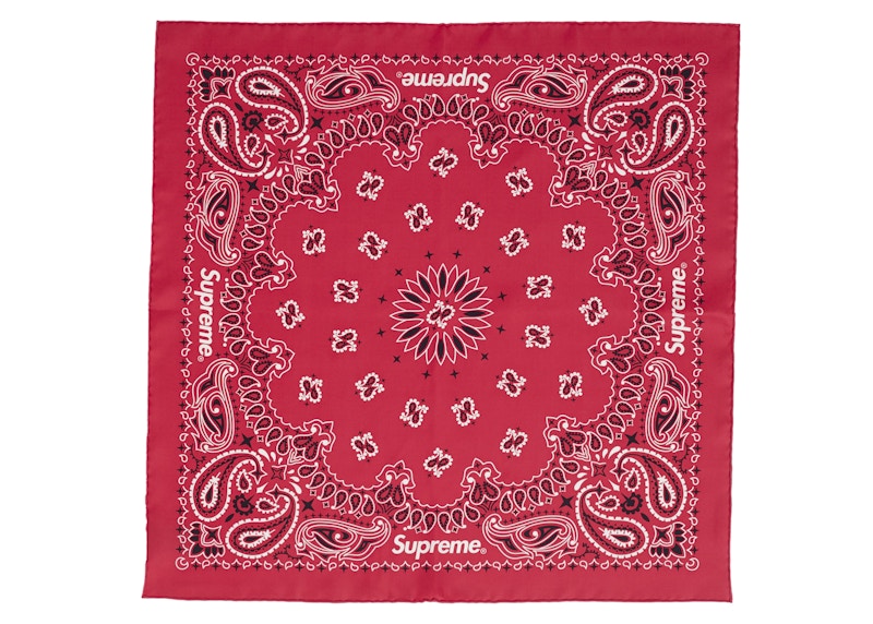 Supreme Silk Bandana Red