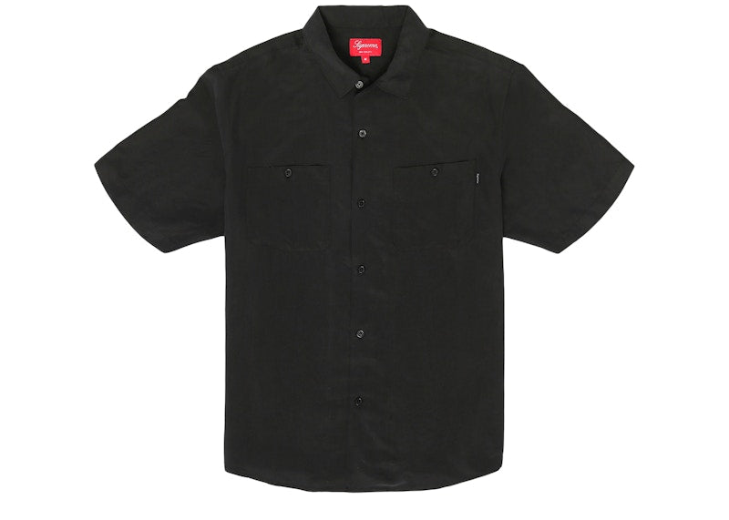 Supreme Silk S/S Work Shirt Black