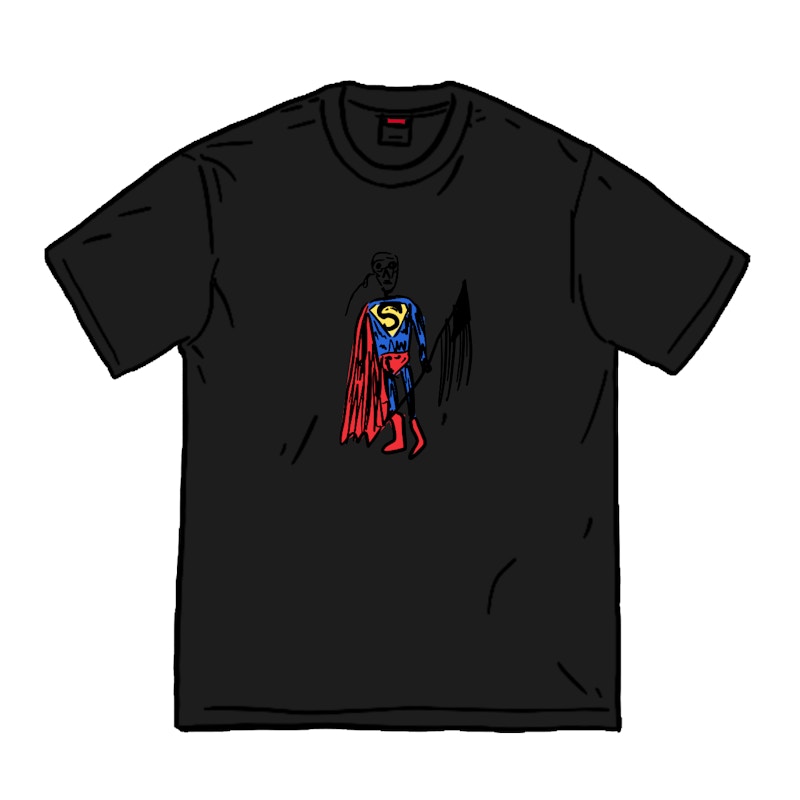 Supreme Skeleton Tee Black