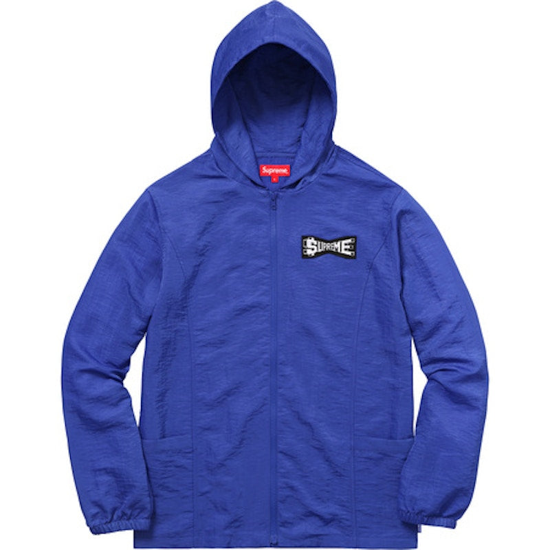 Supreme Skew Hooded Nylon Jacket Royal