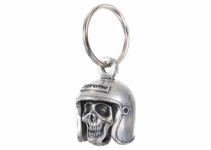 Supreme Skull Bell Keychain Silver