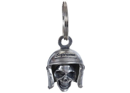 Supreme Skull Bell Keychain Silver