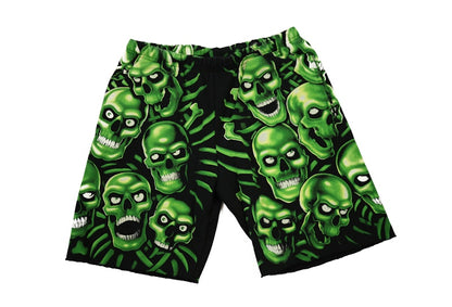 Supreme Skull Pile Sweatshort Green