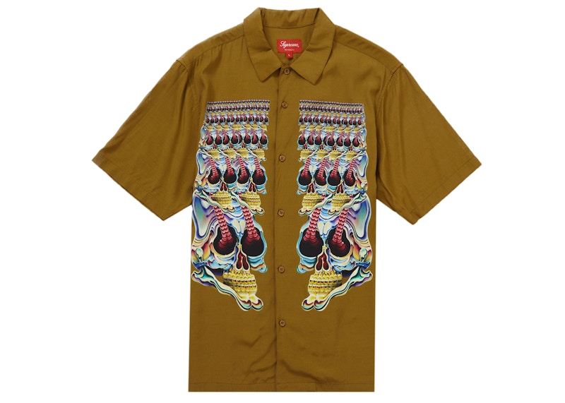 Supreme Skulls S/S Shirt Light Brown
