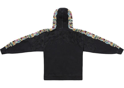 Supreme Skulls Zip Up Hooded Sweatshirt Black