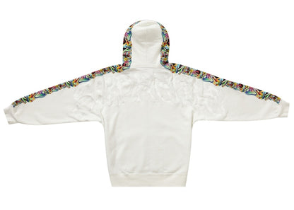 Supreme Skulls Zip Up Hooded Sweatshirt White
