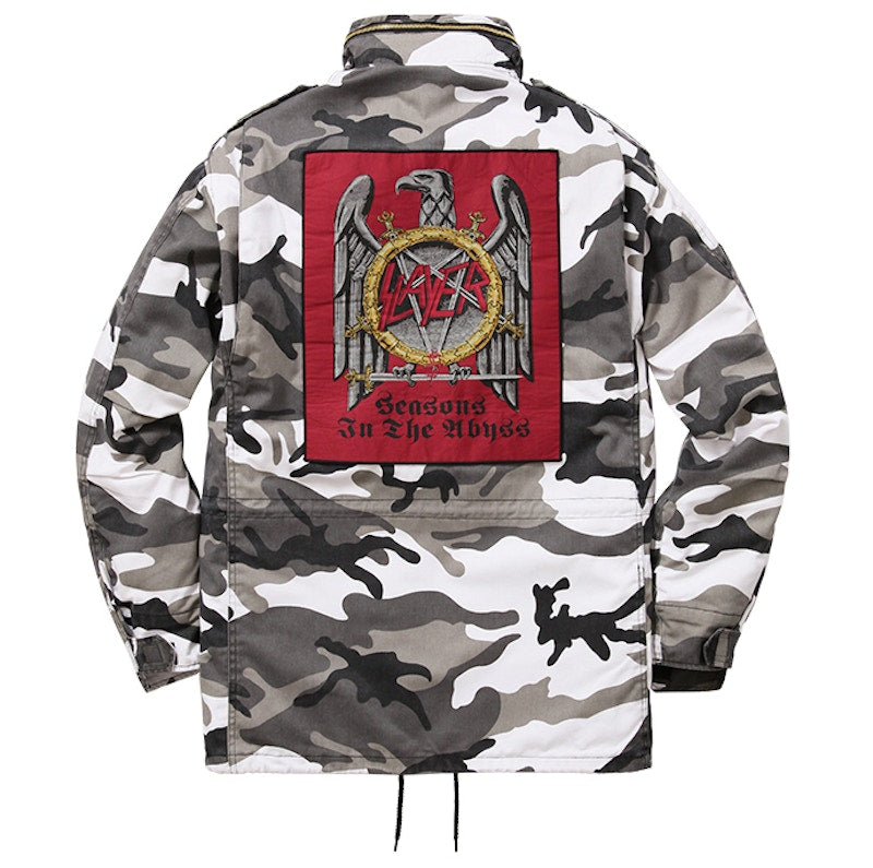 Supreme Slayer Eagle M-65 Jacket Snow Camo