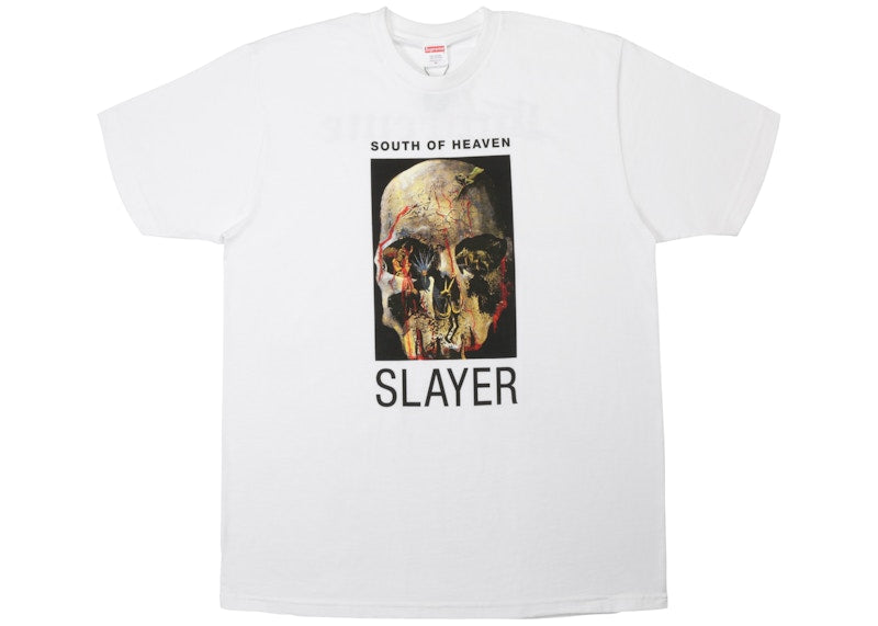 Supreme Slayer South of Heaven Tee White