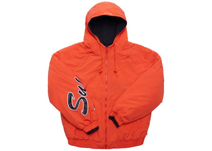Supreme Sleeve Script Sideline Jacket Orange