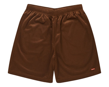 Supreme Small Box Baggy Mesh Short Brown