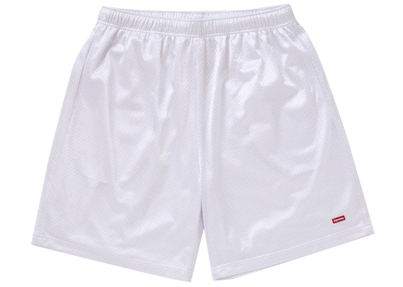 Supreme Small Box Baggy Mesh Short (SS24) White