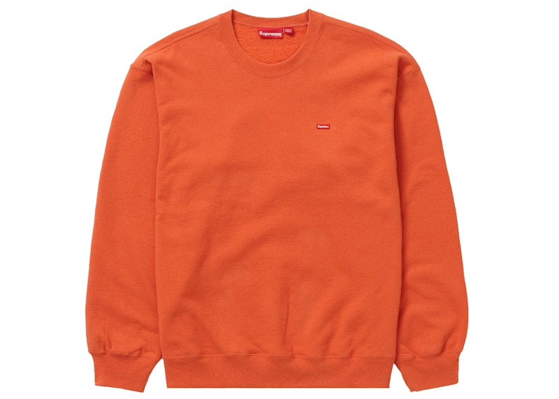 Supreme Small Box Crewneck Burnt Orange
