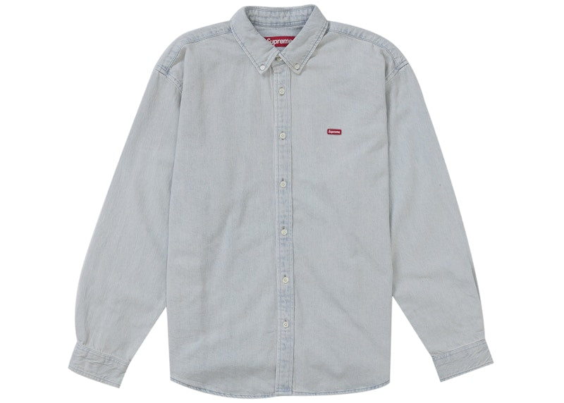 Supreme Small Box Denim Shirt (FW25) Light Indigo