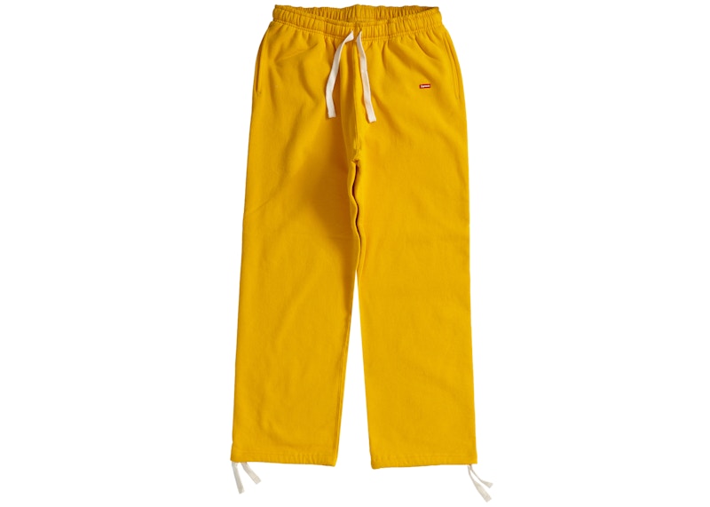 Supreme Small Box Drawcord Sweatpant Bright Gold