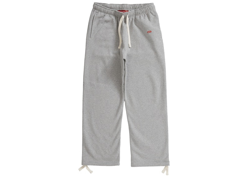 Supreme Small Box Drawcord Sweatpant Heather Grey