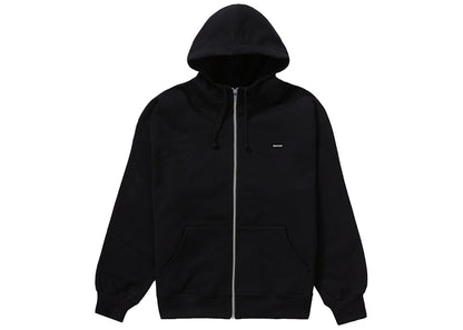 Supreme Small Box Facemask Zip Up Hooded Sweatshirt Black