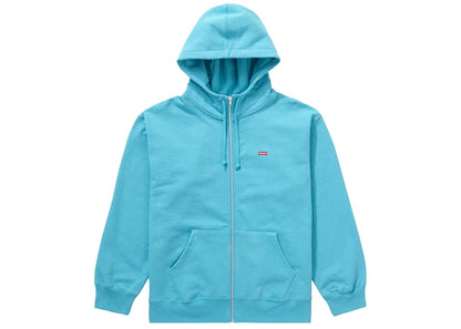 Supreme Small Box Facemask Zip Up Hooded Sweatshirt (FW21) Cyan
