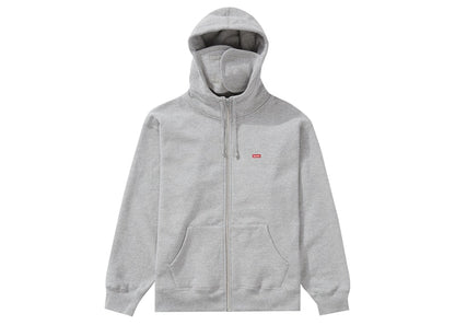 Supreme Small Box Facemask Zip Up Hooded Sweatshirt (FW21) Heather Grey