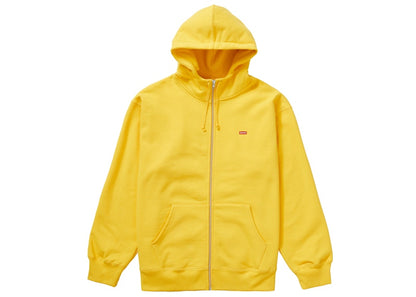 Supreme Small Box Facemask Zip Up Hooded Sweatshirt Yellow