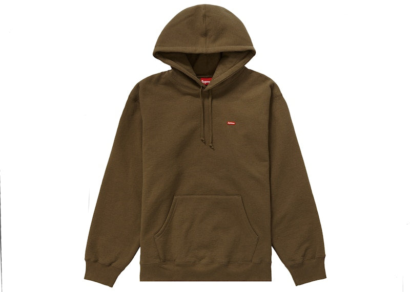 Supreme Small Box Hooded Sweatshirt (SS22) Olive Brown