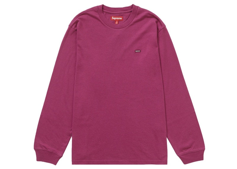 Supreme Small Box L/S Tee Bright Purple