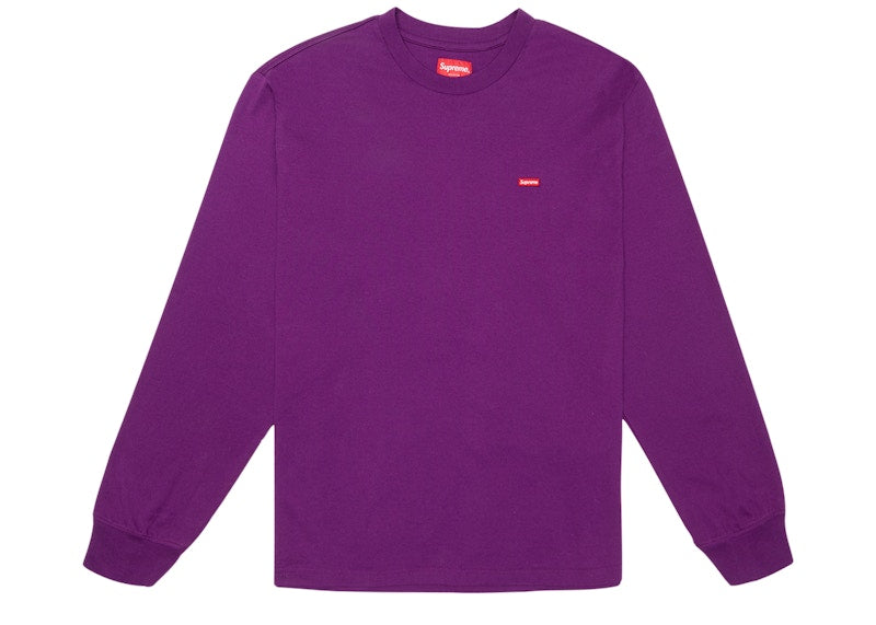 Supreme Small Box L/S Tee Purple