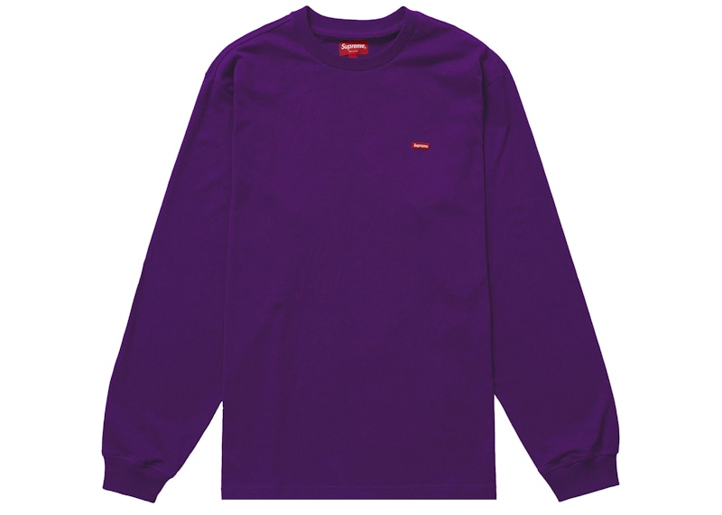 Supreme Small Box L/S Tee (SS22) Purple