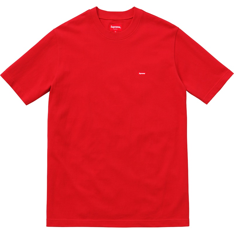 Supreme Small Box Pique Tee Red