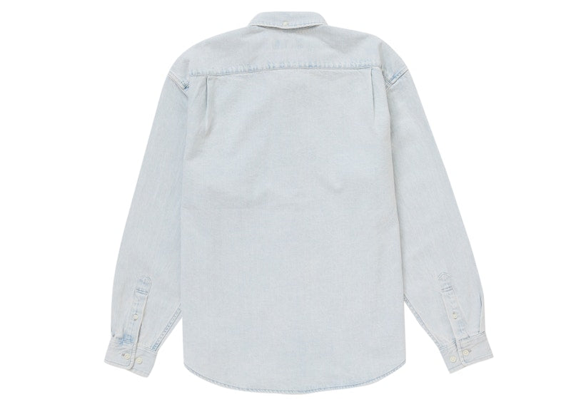 Supreme Small Box Shirt (FW24) Washed Denim