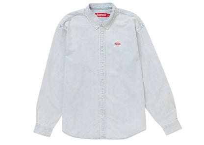 Supreme Small Box Shirt (FW24) Washed Denim