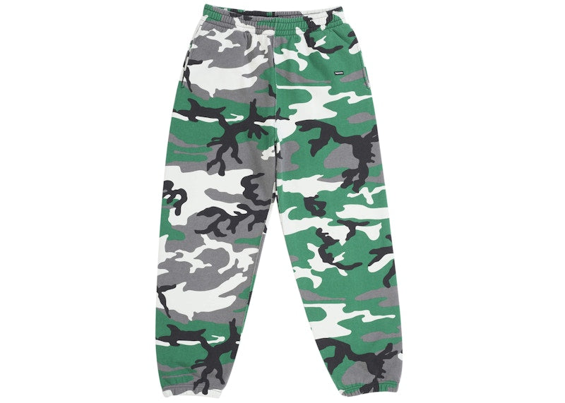 Supreme Small Box Sweatpant (FW25) Green Camo