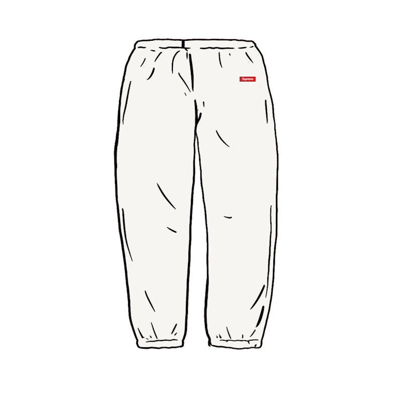 Supreme Small Box Sweatpant White