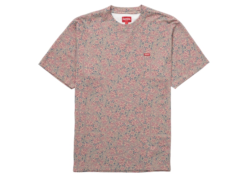 Supreme Small Box Tee (FW21) Khaki Floral Cards