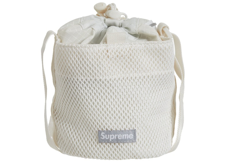 Supreme Small Cinch Pouch White
