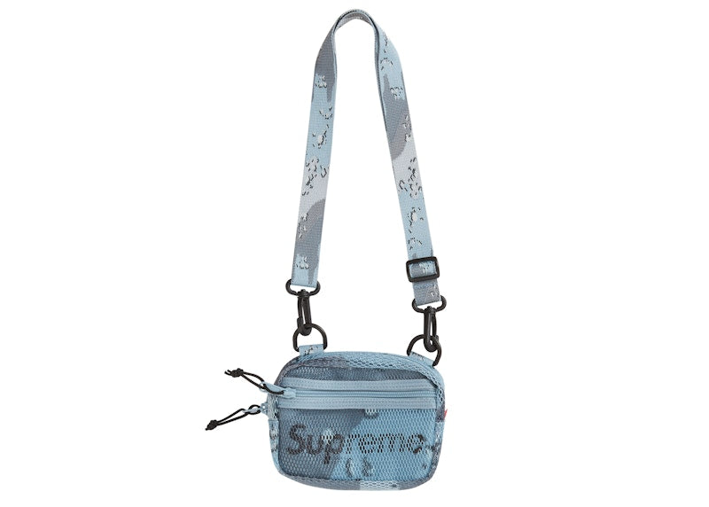 Supreme Small Shoulder Bag (SS20) Blue Chocolate Chip Camo