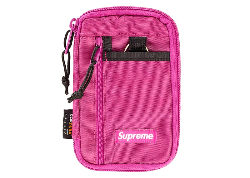 Supreme Small Zip Pouch Magenta