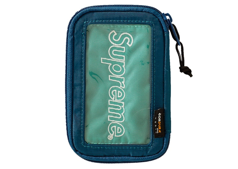 Supreme Small Zip Pouch Dark Teal
