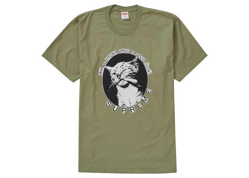 Supreme Smoke Tee (SS23) Light Olive