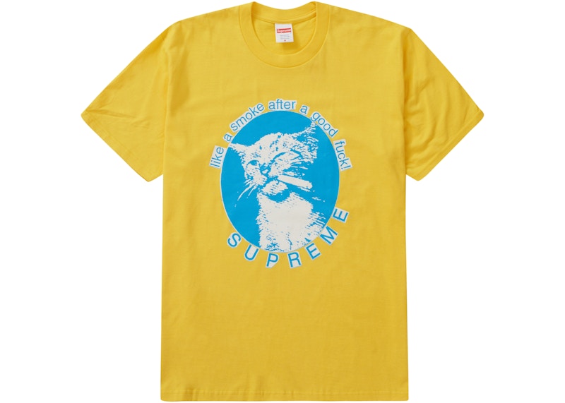 Supreme Smoke Tee (SS23) Yellow
