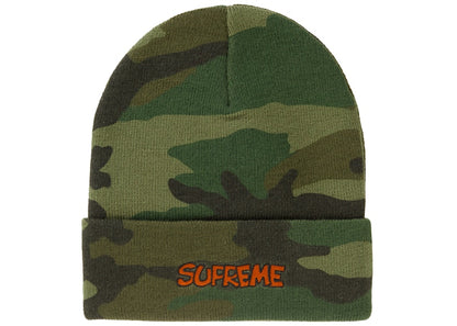 Supreme Smurfs Beanie Woodland Camo