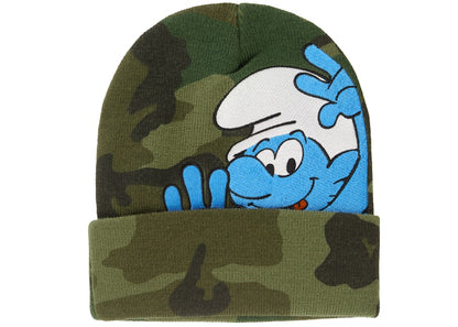 Supreme Smurfs Beanie Woodland Camo