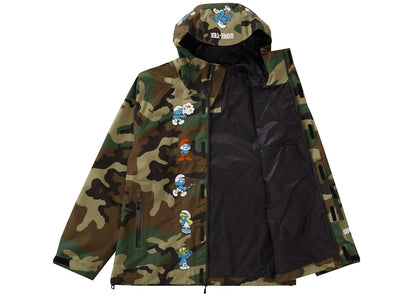 Supreme Smurfs GORE-TEX Shell Jacket Woodland Camo