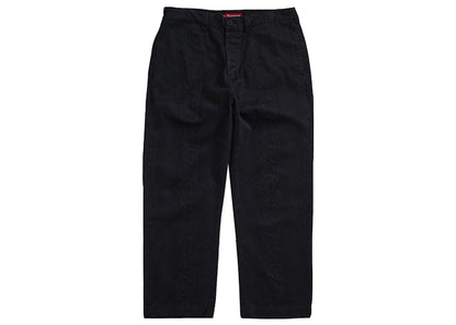 Supreme Snake Print Chino Pant Black