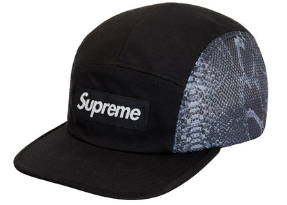 Supreme Snakeskin Mesh Camp Cap Black