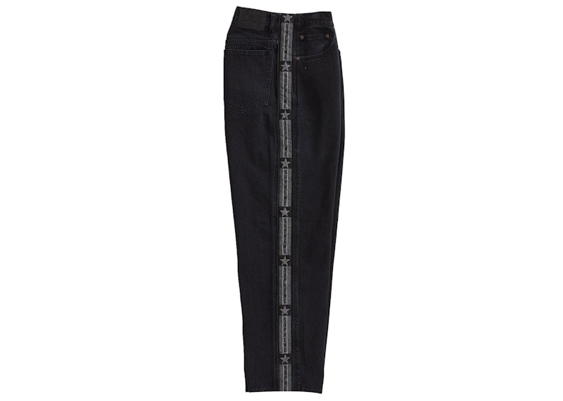 Supreme Snap-Off Baggy Jean Washed Black