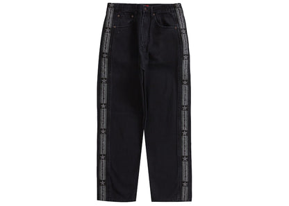 Supreme Snap-Off Baggy Jean Washed Black