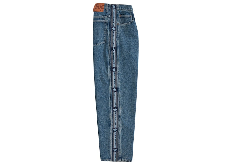 Supreme Snap-Off Baggy Jean Washed Blue