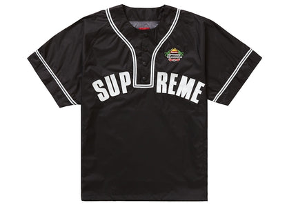 Supreme Snap-Off Sleeve L/S Baseball Top Black