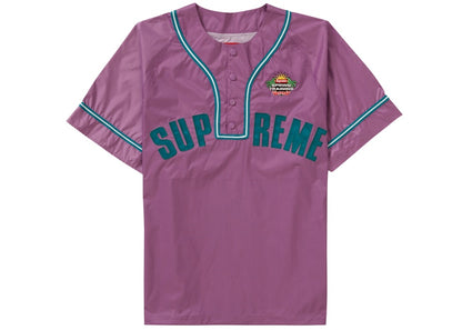 Supreme Snap-Off Sleeve L/S Baseball Top Purple