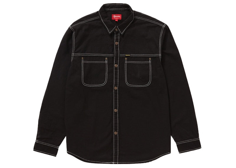 Supreme Snap Work Shirt Black